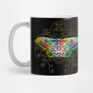 Psychodelic moth Mug